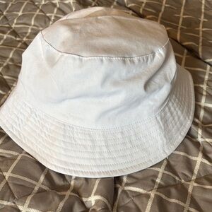 Women’s White Bucket Hat